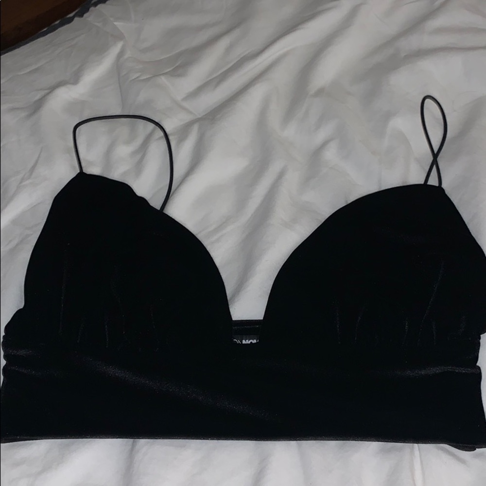 Black Velvet Top
